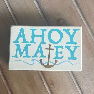 🛍5 for $20 🛍️🏠 Ahoy Matey sign